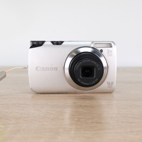 Canon PowerShot A3300 IS 16MP CCD Digital Camera 5x Optical Zoom HD Video Grey - Picture 4 of 11