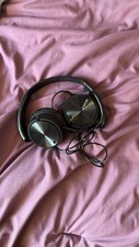 Sony Stereo Wired Over Ear Headphones Foldable Black Tested/Works