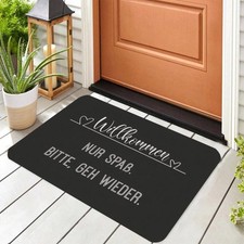 2D Welcome Doormat Humorous Mat Entry Mat Front Kitchen Office Farmhouse Decor