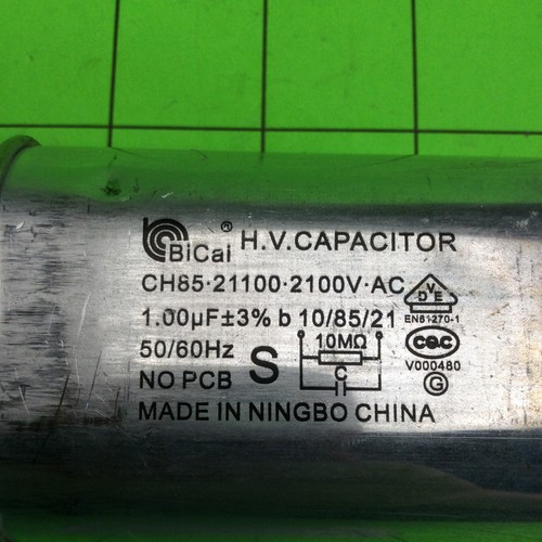 Hamilton Beach P100N30AL-S3 Microwave Capacitor CH85-21100-2100V-AC - Picture 4 of 4
