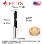 9mm X 70mm Right Carbide Line Boring Brad Point drill bit blum hinge CNC router