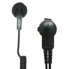 ARC Earhook Headset Earpiece Lapel Mic for ICOM 2-Pin Radios