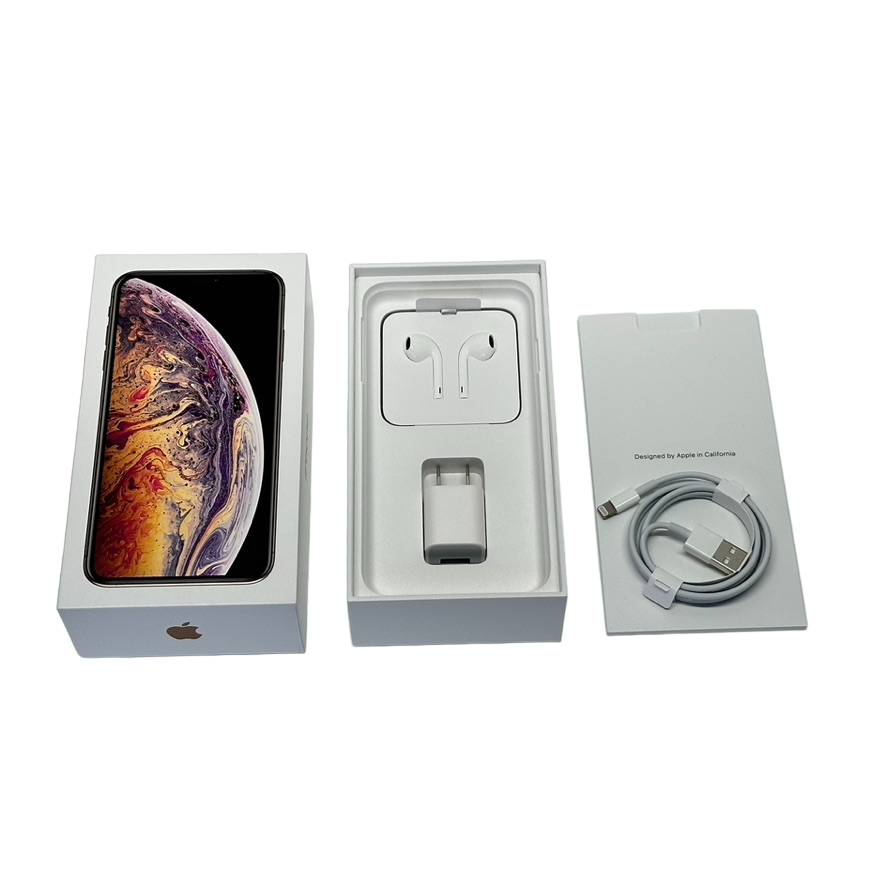 BOX ONLY iPhone XS MAX 512GB GOLD Complete Retail PACKAGING BOX ONLY iPhone XS MAX 512GB GOLD Complete Retail PACKAGING
