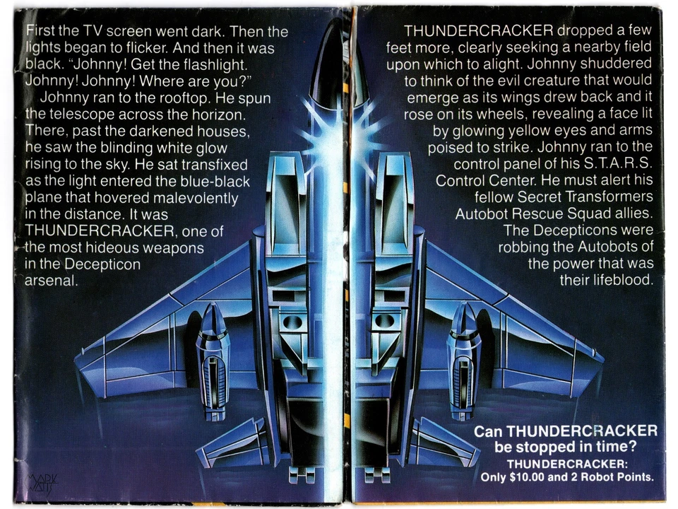 Vintage 1985 Hasbro G1 Transformers Fold Out Action Figure Catalog Order Form - Image 2 of 4