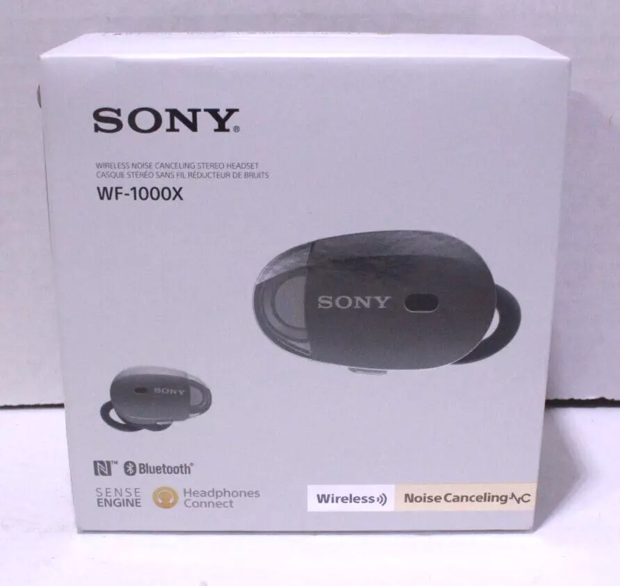 Sony WF1000X/BM1 Premium Noise Cancelling True Wireless Headphones in Black