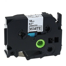 6-Pk/Pack TZe-241 TZ-241 Compatible Brother P-Touch Label Tape White PT-H110