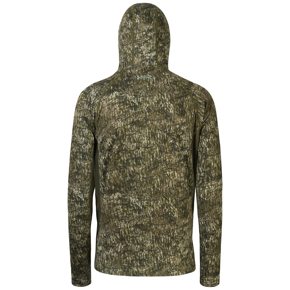 UPF 50+ Men’s Hunting Shirts with Mask Long Sleeve Camo Fishing Hoodie - Image 3 of 4