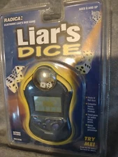 Radica Liar's Dice Sealed New Electronic Handheld Game Hand Held