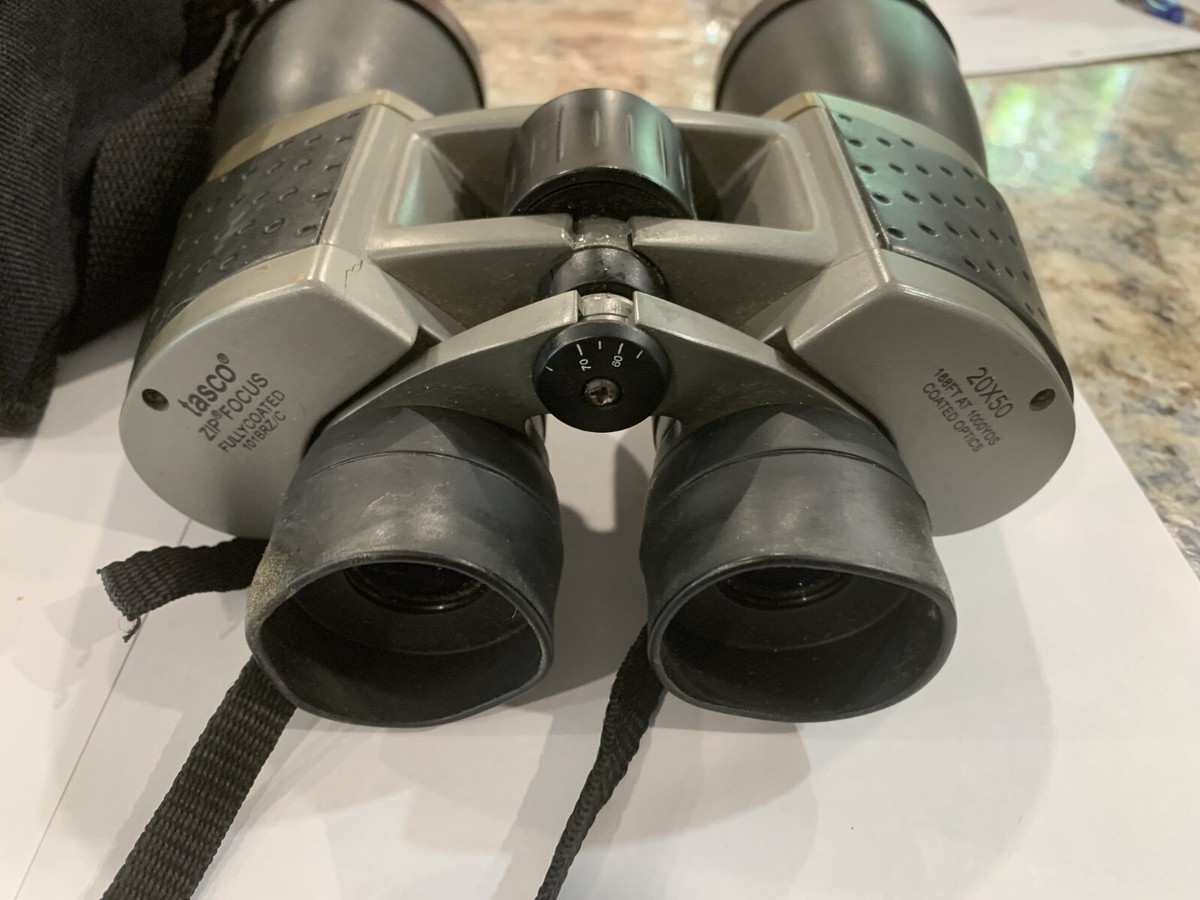 Tasco Binoculars 20x50mm with case! Zip Focus! Fully Coated! | eBay