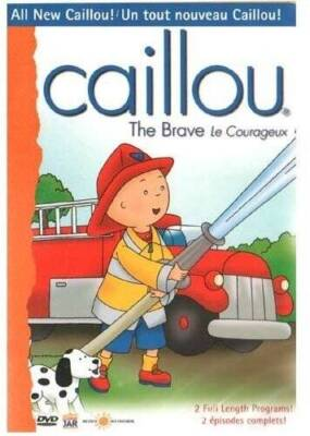 #ad Brave Courageux DVD By Caillou VERY GOOD $3.49