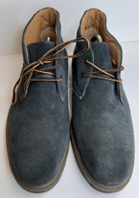 G.H. Bass Radley Chukka Ankle Boots Denim Blue Suede Mens Sz  display picture 2
