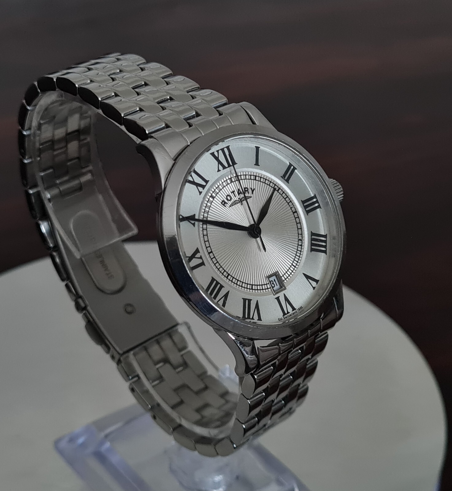 Gents Rotary Canterbury GB038807/21 Quartz Watch with Textured Dial and