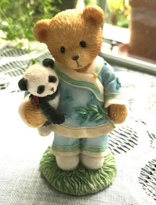CHERISHED TEDDIES - CHINA  - OUR FRIENDSHIP SPANS MANY MILES - W/PANDA