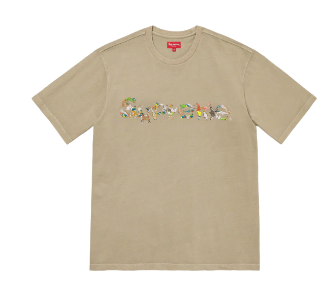 Supreme Animal Kingdom S/S Top Dusty Tan 2XL AOI SS23 In Hand | eBay 