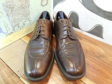 Johnston Murphy Handcrafted Brown Leather Oxfords Men's 11M 20-01900 Italy
