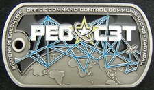 PEO Command Control Communications Tactical C3T Challenge Coin