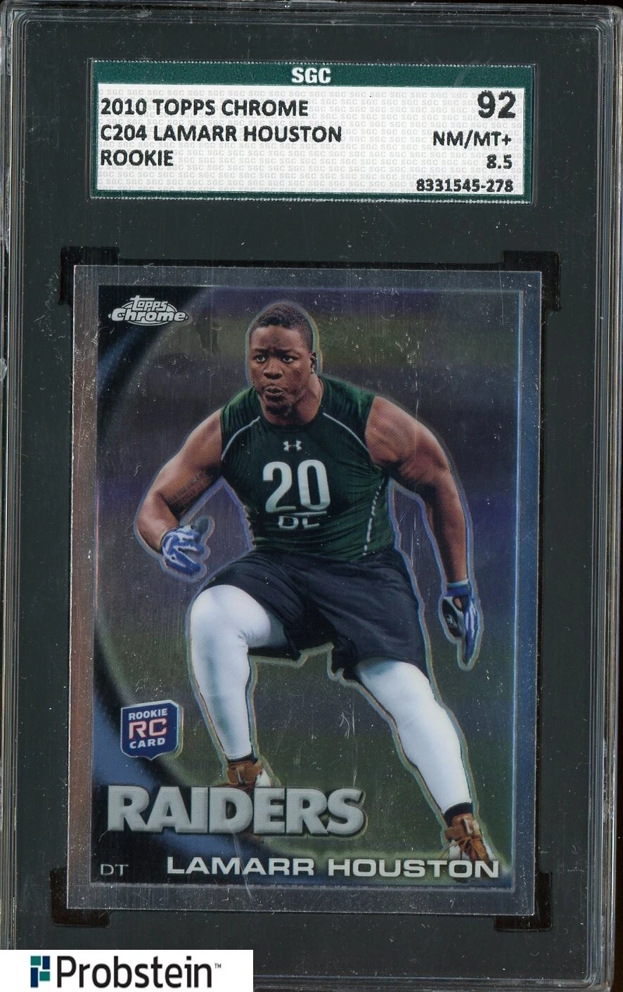 Lamarr Houston Topps Chrome #C204 Orange Refractor