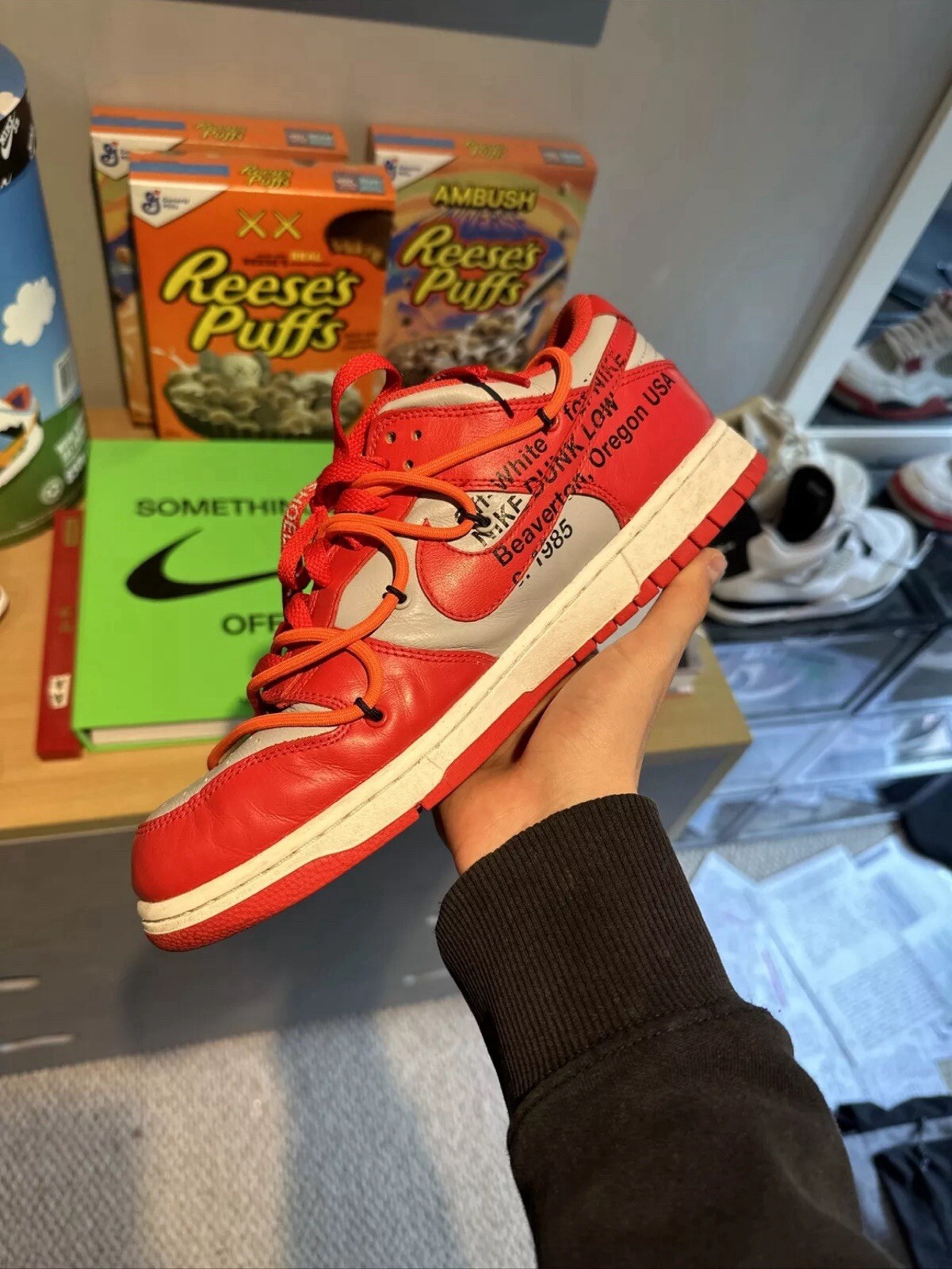 OFF WHITE X NIKE Nike X bianco sporco rosso basso