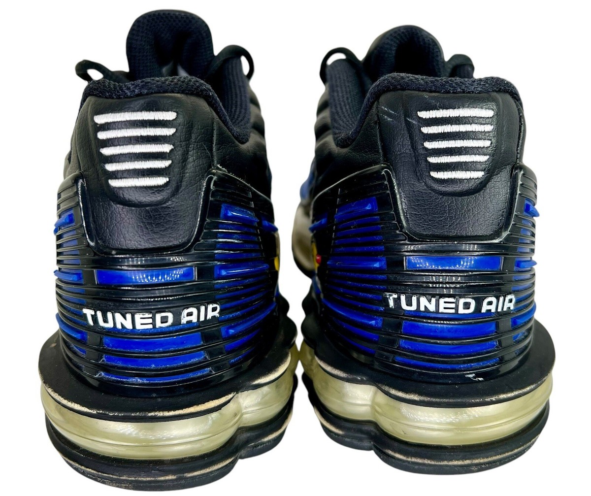 Nike Air Max Plus 3 Hyper Blue Black Running Shoes CJ9684-001 Mens