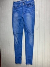 American Eagle Size  2 Long Womens Jeans Jeggings High Rise Super Super Stretch
