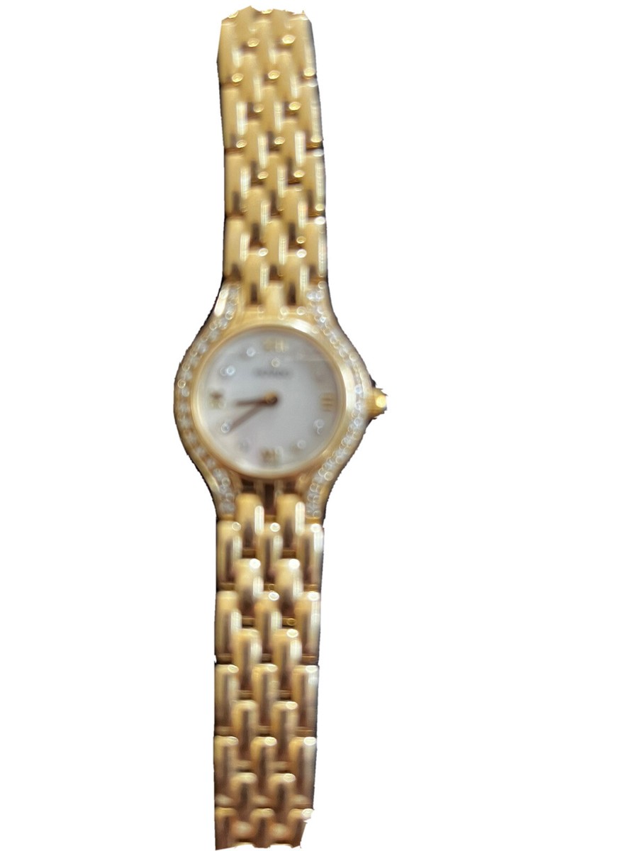 14k GOLD AND DIAMOND MOVADO LADIES WATCH. ELEGANT | eBay display picture 1