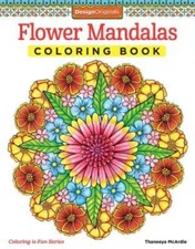 Flower Mandalas Coloring Book (Coloring Is Fun) - Paperback - VERY GOOD