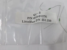 Lot of 3 each AMAT Applied Materials 0910-01276 Littel Fuse 251.250