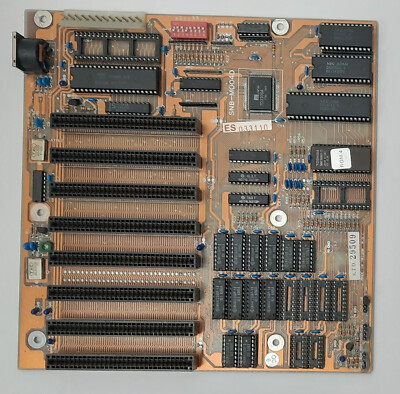 Snobol SNB-M004D XT 8088 8-bit ISA retro motherboard + NEC V20 + 640KB RAM