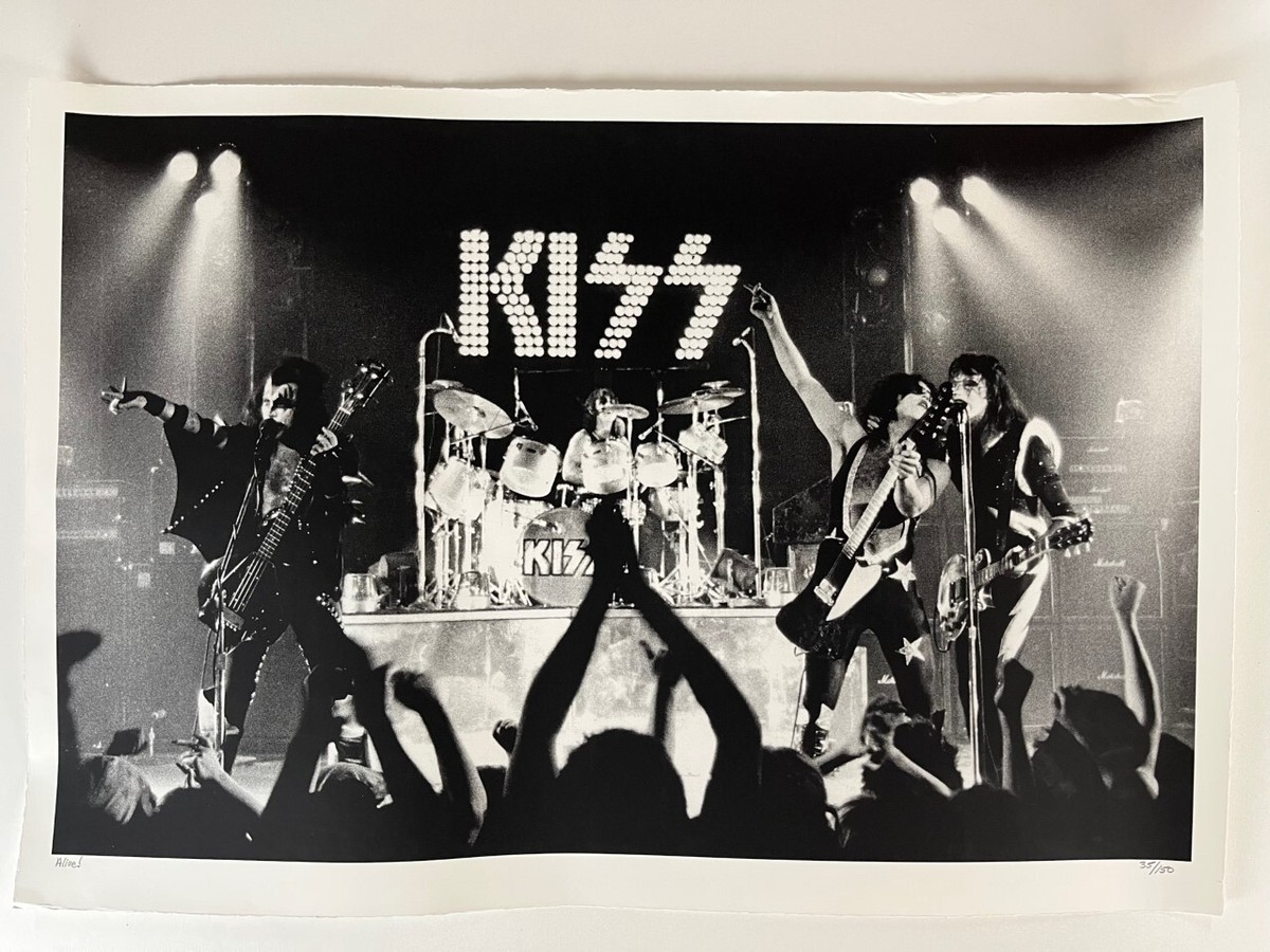 Kisseaページ KISS ALIVE! LIMITED EDITION HAND-MADE SERIGRAPH PRINT POSTER, #35