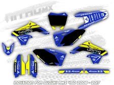 Graphics kit SUZUKI RMZ 450 2008 2009 2010 2011 2012 2013 2014 2015 2016 2017 MX