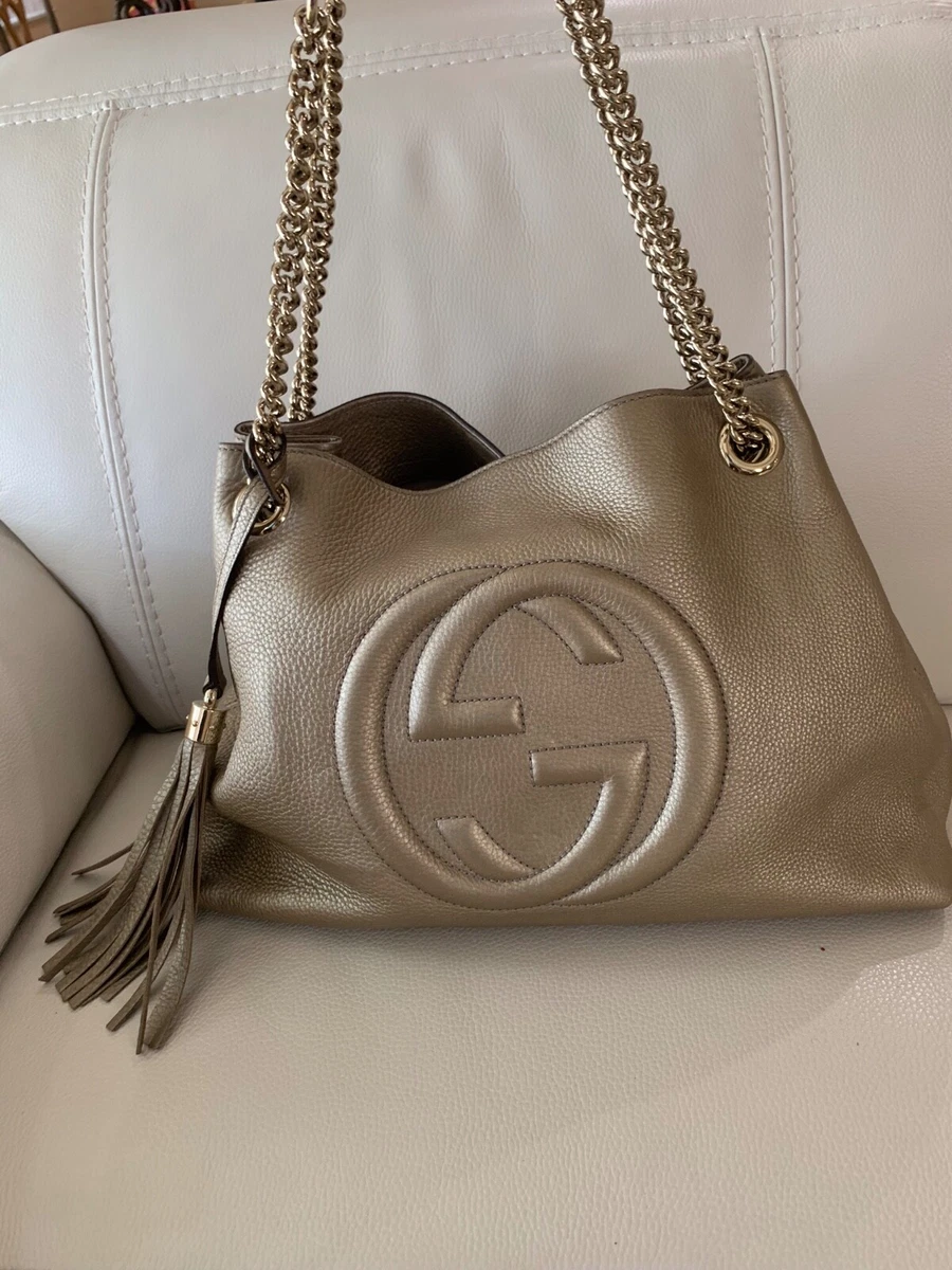 Shop GUCCI Soho Casual Style Street Style Leather Party Style