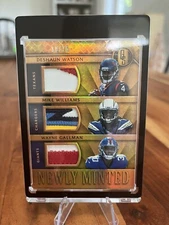 Mike Williams Wayne Gallman DeShaun Watson 2017 Triple Threads RC /25