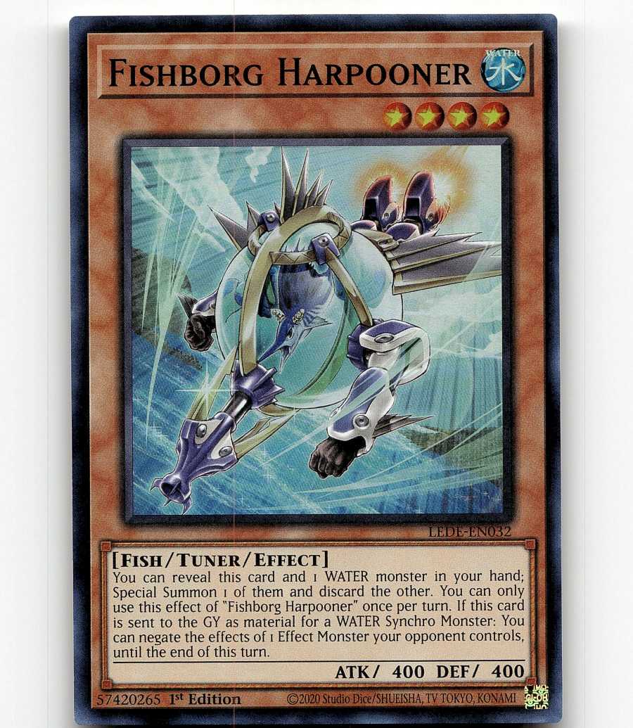 Yugioh Fishborg Harpooner - Legacy of Destruction | eBay