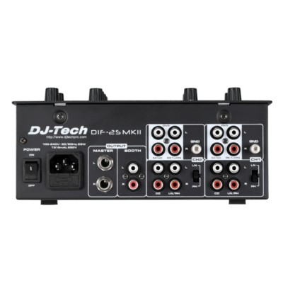DJ-Tech DJミキサー スクラッチミキサー DIF-2S MK// DJ-Tech - DIF-2S MKII - 2 CH. DJ Scratch Mixer w/ innoFADER Pro