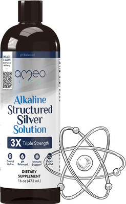 Colloidal Silver Liquid 30 PPM - Alkaline Structured Silver Water for Daily Immu