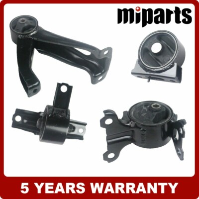 4-Piece Motor & Transmission Mount Set For 2007-2017 Jeep Patriot 2.4L 4x4