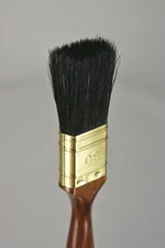 1-inch Professional Flat Paint Brush - Made in Germany - Black Bristle Mixture