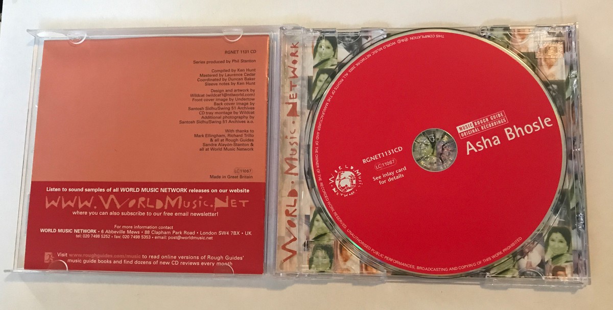 The Rough Guide to Bollywood Legends Asha Bhosle (CD, Sep-2003