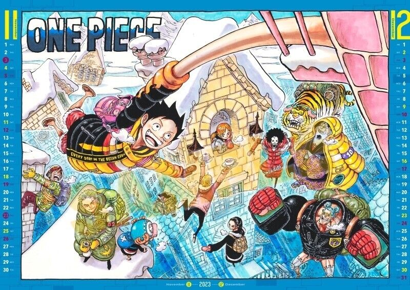 Calendrier mural 2023 One Piece – HB Manga Kissa