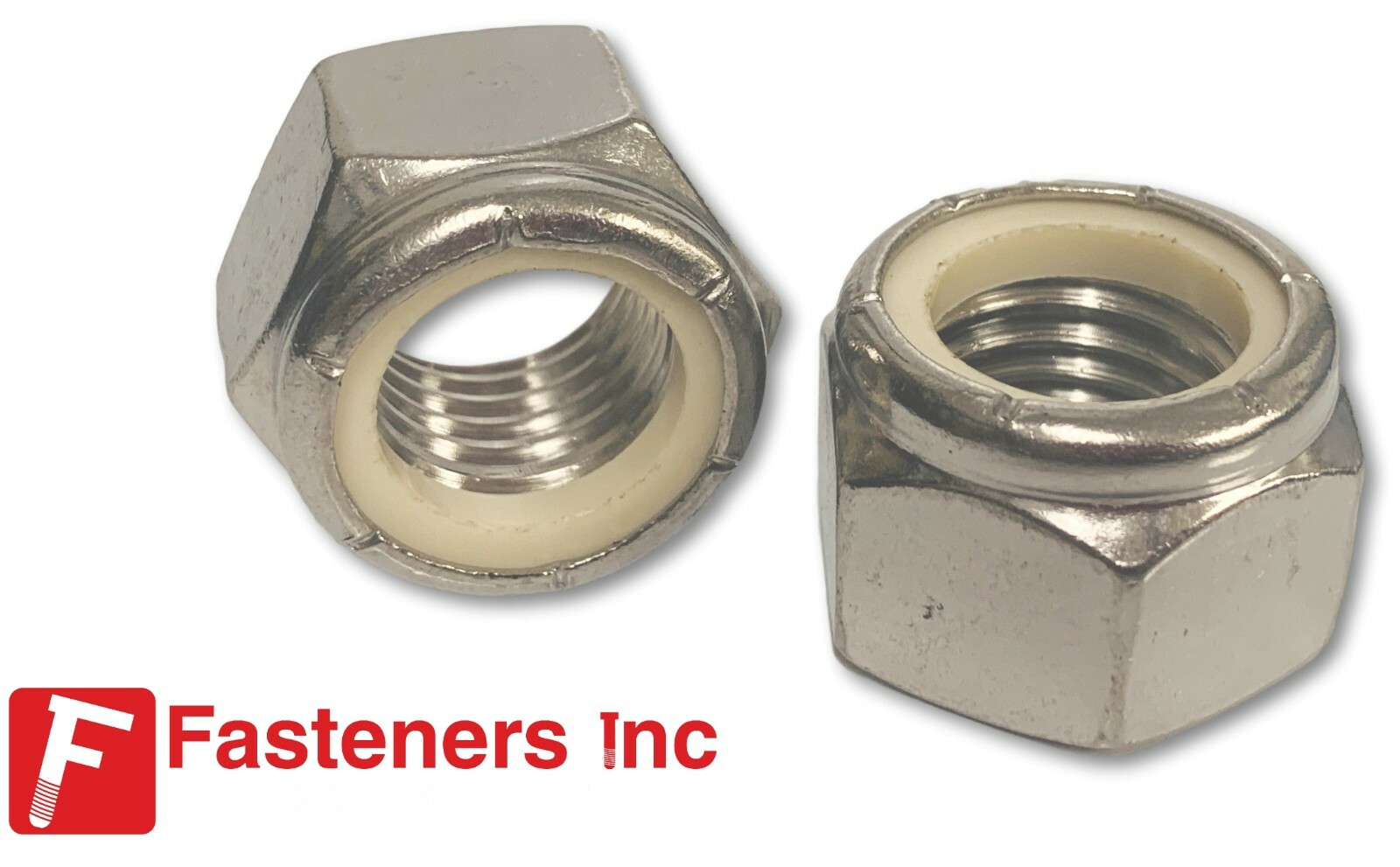 18-8 Stainless Steel Waxed Nylon Insert Lock Nuts Waxed Nylocks ...