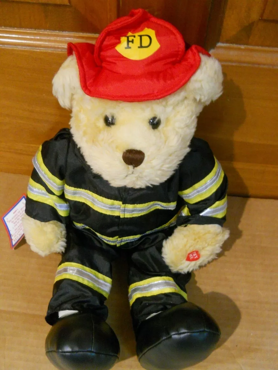 Firefighter on sale stuffed bear