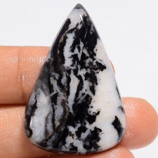 100 Natural Buffalo Turquoise Pear Cabochon Gemstone 50 Ct. 38X26X6 mm EE-47935