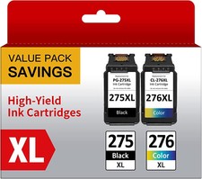 PG-275XL CL-276XL Ink Cartridge compatible for Canon 275 276 PIXMA TS3520 TS3500