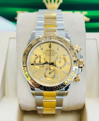 Rolex Daytona 116503 Cosmógrafo Esfera Champán Ss / 18K Oro Amarillo Ostra B / - Imagen 1 de 4