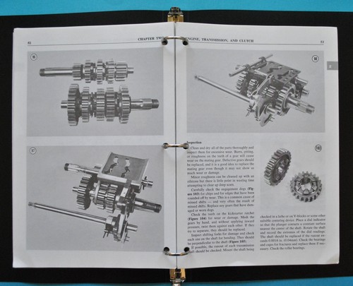 1960's-78 CZ Motorcycle Service Manual Book 125c 250cc 400cc Motocross Dirt Bike - Picture 8 of 13