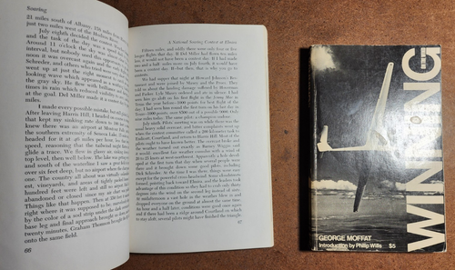 WINNING ON THE WIND & SOARING FOR DIAMONDS - 2 Vtg Gliding Books - Foto 10 di 23