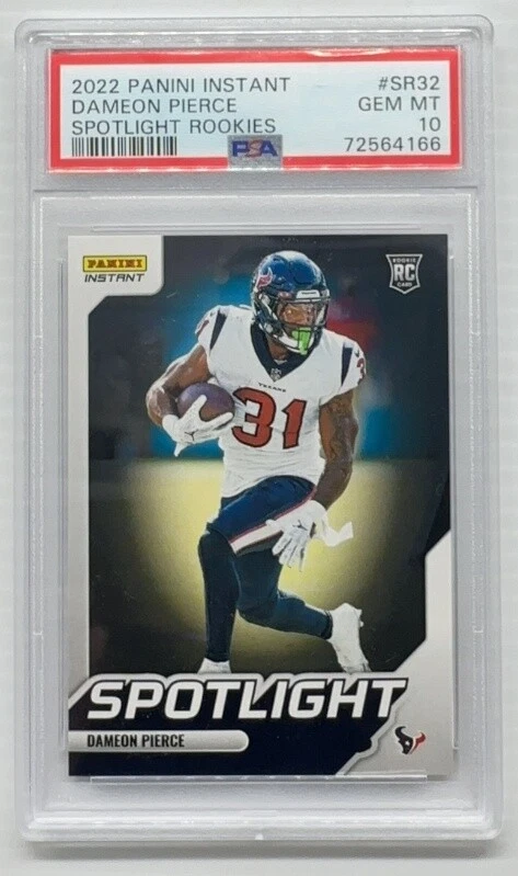 Dameon Pierce Panini Instant Spotlight Rookies #SR32 Base