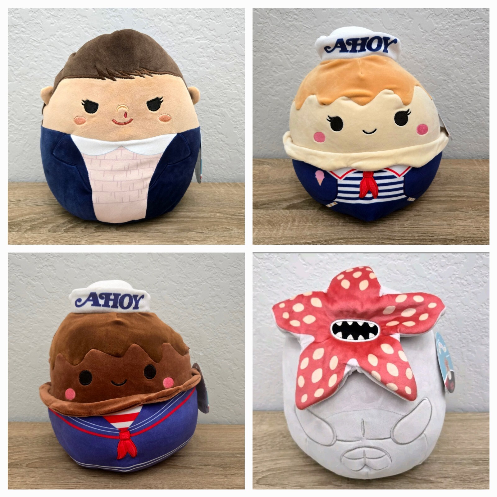 Squishmallows Stranger Things 10 Inch Plush Set of 4 New With Tags