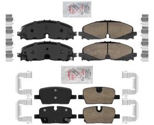 Front & Rear Ceramic Disc Brake Pads Set for GMC Acadia 2021 2022 2023