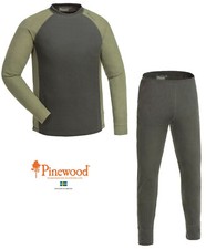 Unterwäsche-Set PINEWOOD® Finnveden, Base Layer, D.green/Leaf